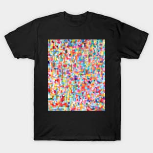 Multi - Abstract Painting T-Shirt